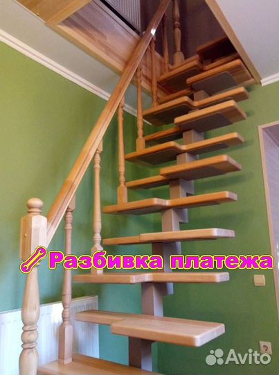 Лестница гусиный шаг в дом