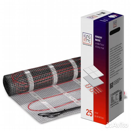 Нагревательный мат ergert Basic 150-10,0 кв.м