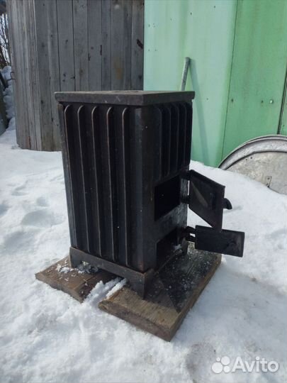 Печь буржуйка чугунная