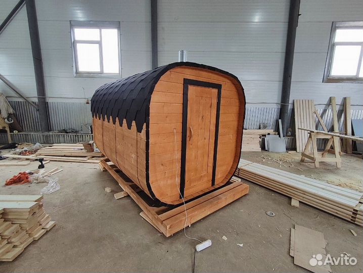 Баня бочка квадро с доставкой
