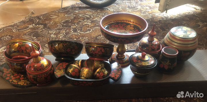 Посуда хохлома