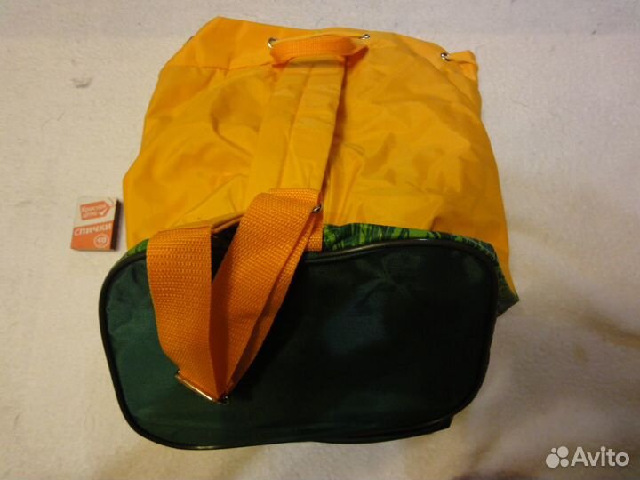 Рюкзак для отдыха и пикника,оранжевый,новый