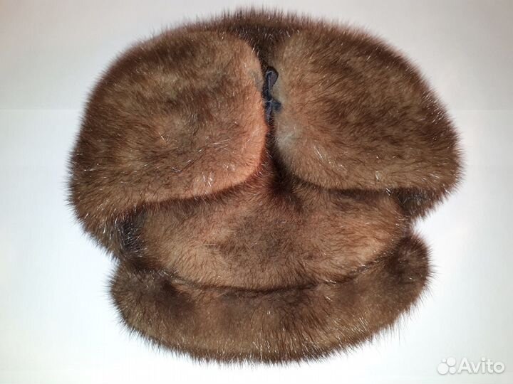 Шапка-ушанка из норки