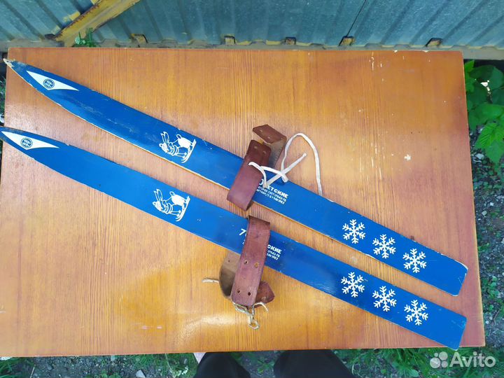 Лыжи детские СССР 72 см