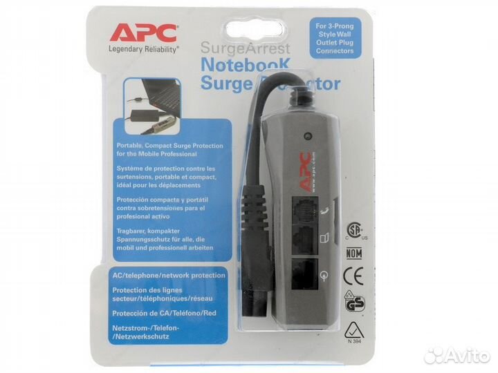 Сетевой фильтр для ноутбуков APC pnoteproc6-EC
