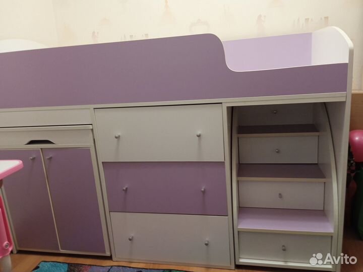 Детская кровать от 3 лет с матрасом бу