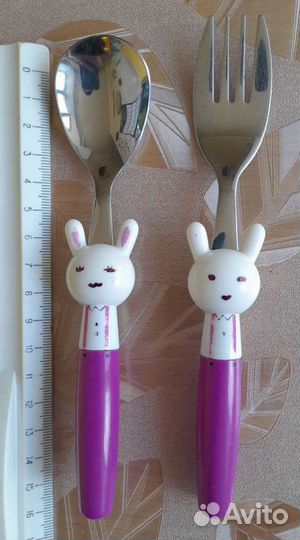 Ложка и вилка для малыша