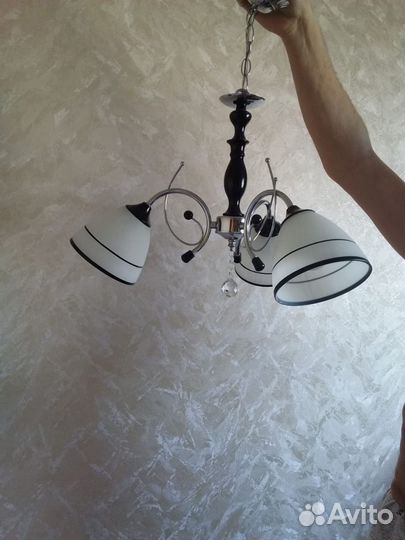 Люстра потолочная бу