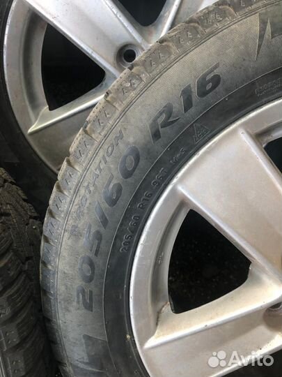 Колеса 205 60 r16 зимние Pirelli