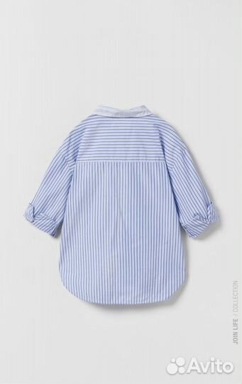 Новая рубашка блузка Zara 10 140 поплин