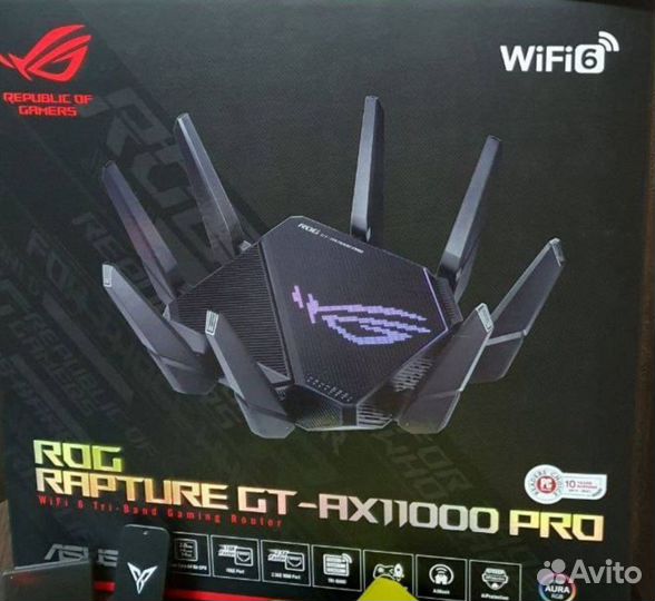 Роутер Wi-Fi Asus ROG Rapture GT-AX11000PRO