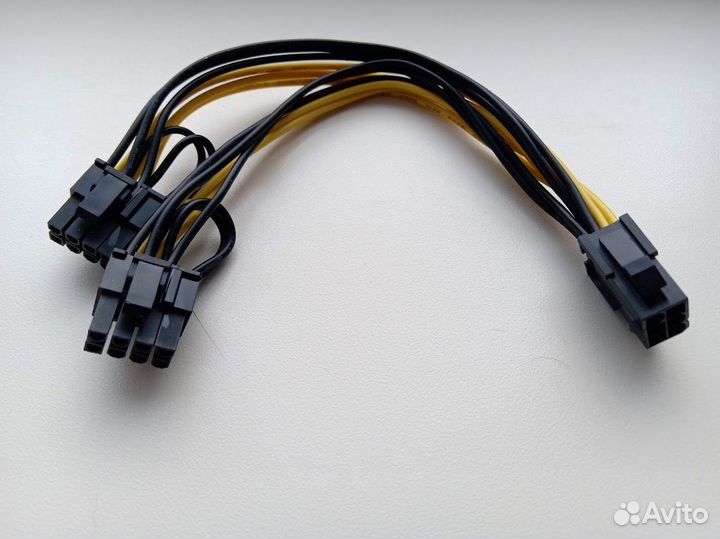 Кабель питания PCI-E 6 pin на 8 pin (6+2 pin)