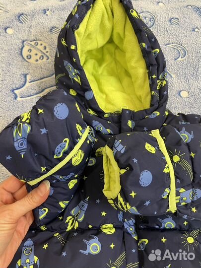 Комбинезон зимний (можно холодная осень) 80р