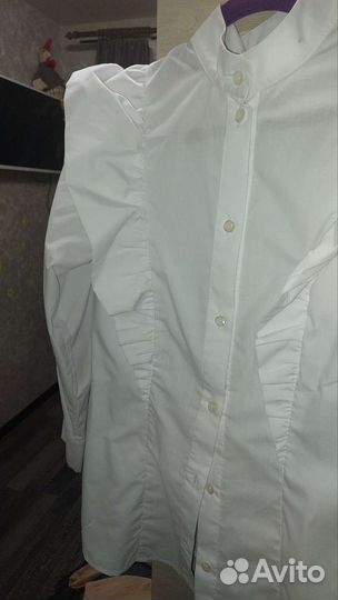 Рубашка белая для девочки