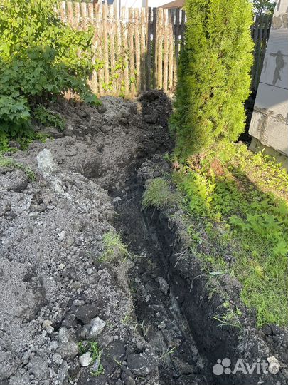 Услуги миниэкскаватора