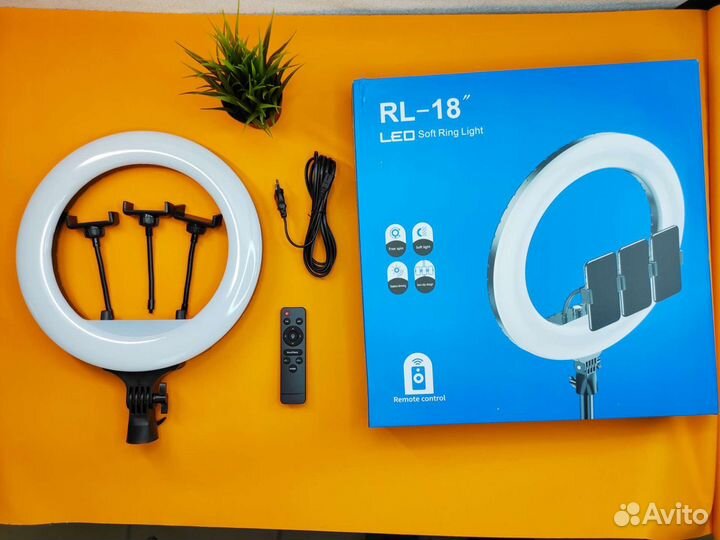 Кольцевая лампа 45 см RL-18