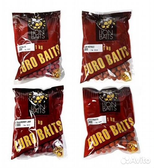 Бойлы тонущие euro baits 20 мм