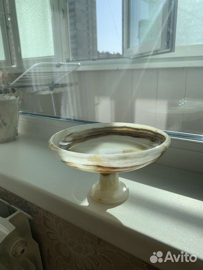 Чаша для конфет, фруктов, печенья. Оникс