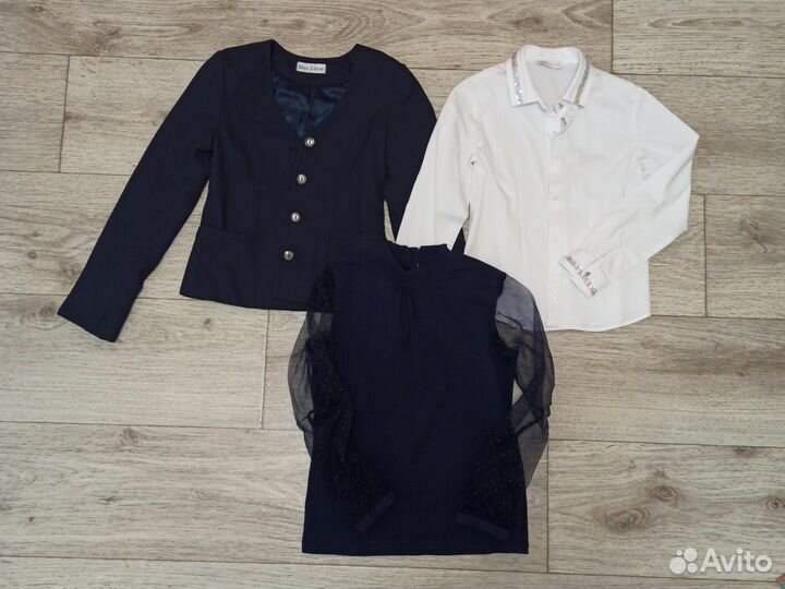 Пиджак школьный и блузки