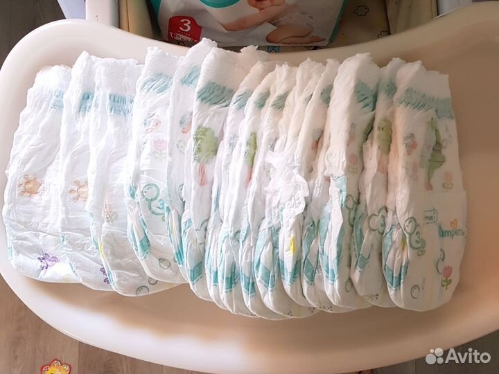 Подгузники трусики pampers 3