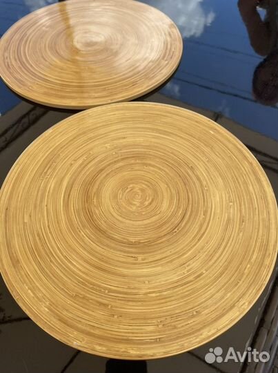 Подставка-тарелка-декор бамбук