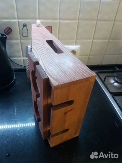 Поднос-пивница из дерева