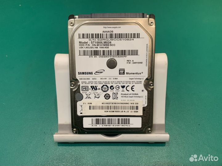 Жесткий диск для ноутбука 1 Tb