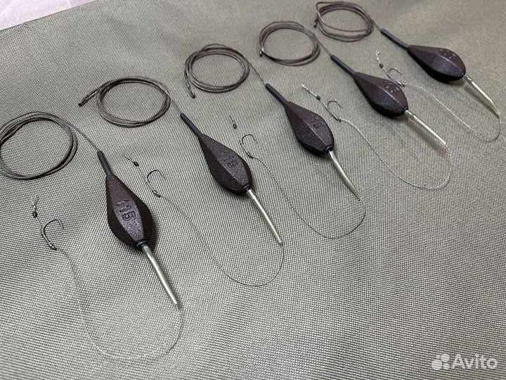 Карповые монтажи (инлайн, скользящий, клипса)