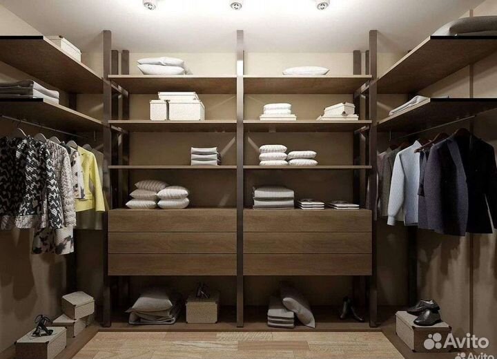 Гардеробная система лофт