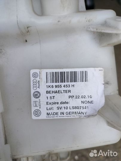 Бачок омывателя golf/jetta 1K6955453H