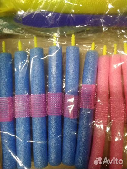 Бигуди и расческа