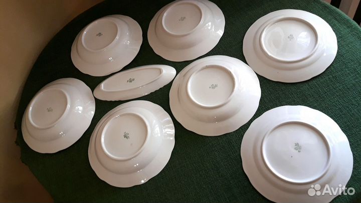 Тарелки Дулёво гвоздика 1959 год