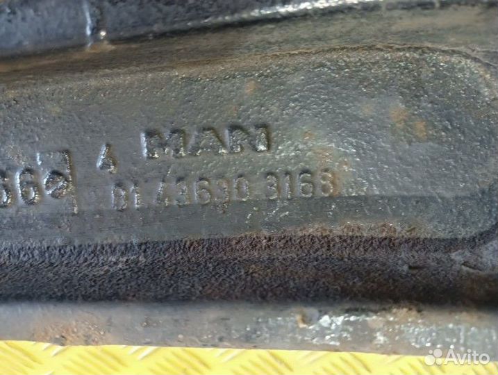 Кронштейн пневморессоры задний правый Man Tga