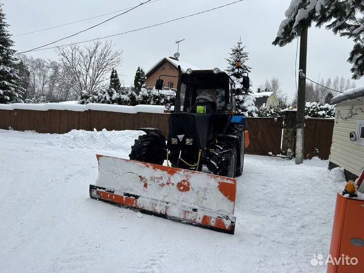 Чистка вывоз снега Трактор мтз