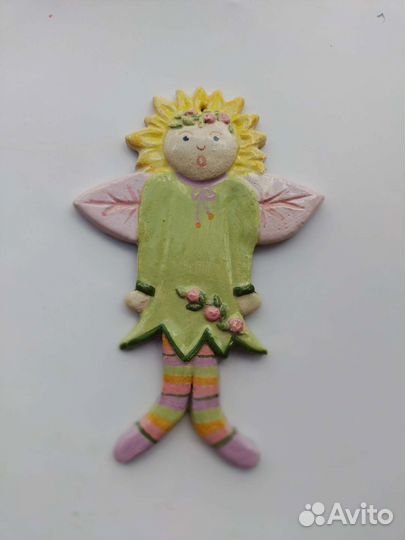 Садовый ангел. Подвеска. Керамика