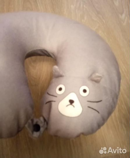 Подушка дорожная - котик