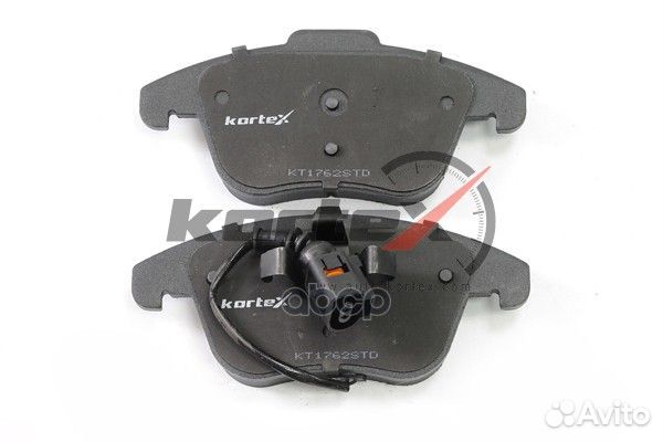 Колодки тормозные дисковые перед KT1762STD kortex