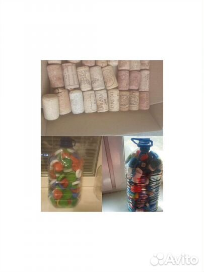 Крышки пробки шишки для поделок