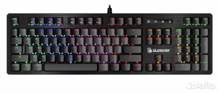 Игровая механическая клавиатура A4Tech Bloody