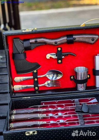 Нож шашлычный набор