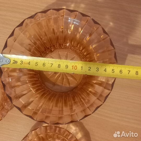 Винтажный набор СССР для варенья ваза и розетки