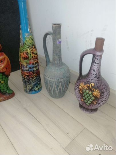 Бутылка керамическая