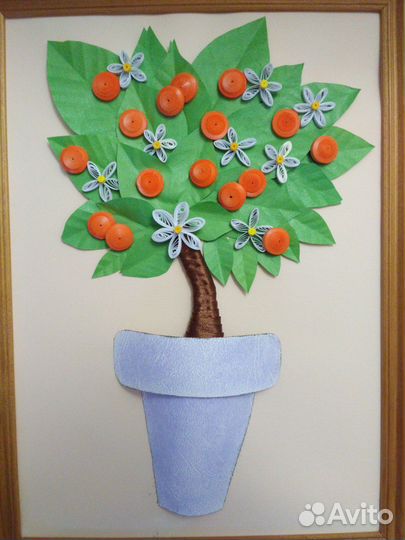 Подарок к новому году, квиллинг