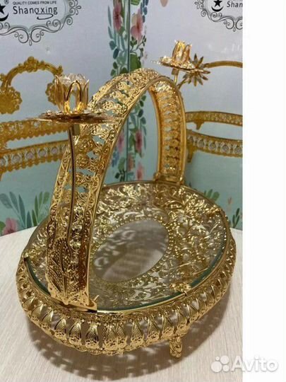 Ваза для фруктов и для нарезки новая