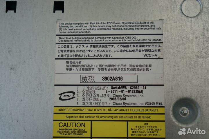 Коммутатор Cisco 2950 24 порта