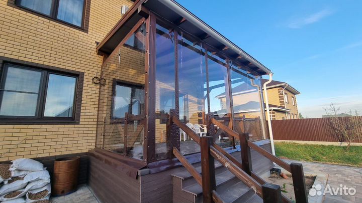 Мягкие гибкие окна из плёнки арт800