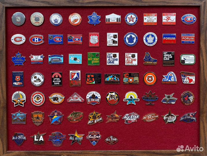 Подарочный набор хоккейных значков (Англия)