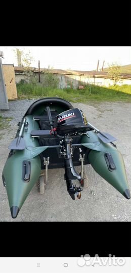 Gladiator С 330 + лодочный мотор suzuki 6(4такт.)