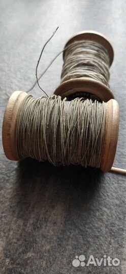 Аудиокабель в хлопке 0.45, 0.5, 0.55, 0.6, 0.95 мм