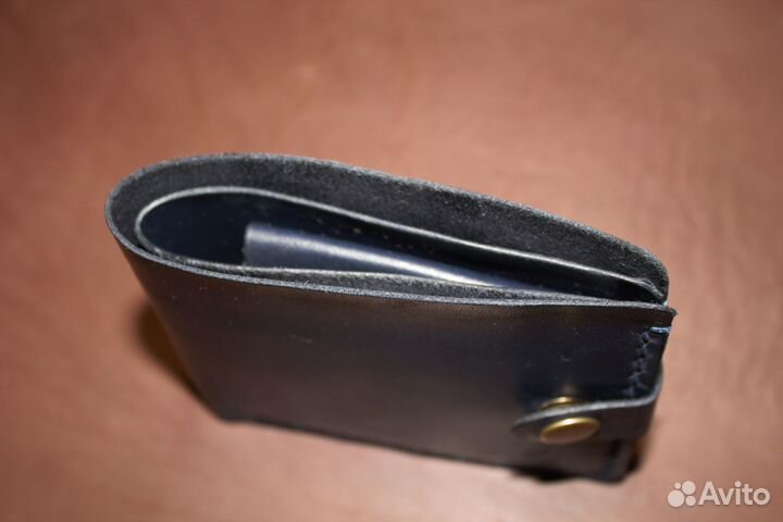 Кошелек мужской кожаный ручной работы